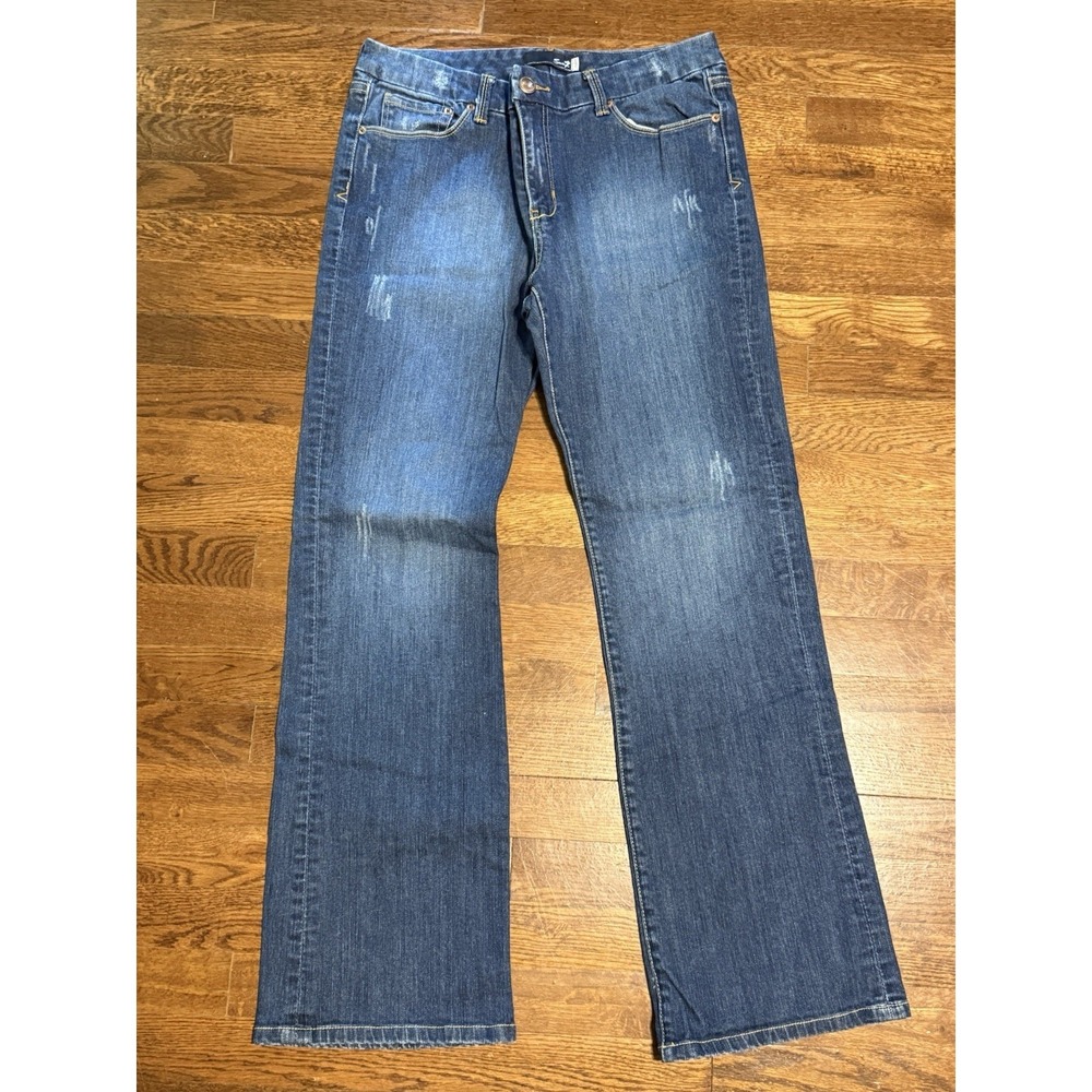 Seven 7 Boot Cut Women's Jeans Size 12 Stitched Back Pockets